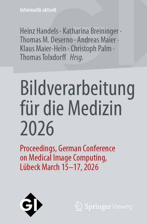 Produktbild: Bildverarbeitung f&uuml;r die Medizin 2026