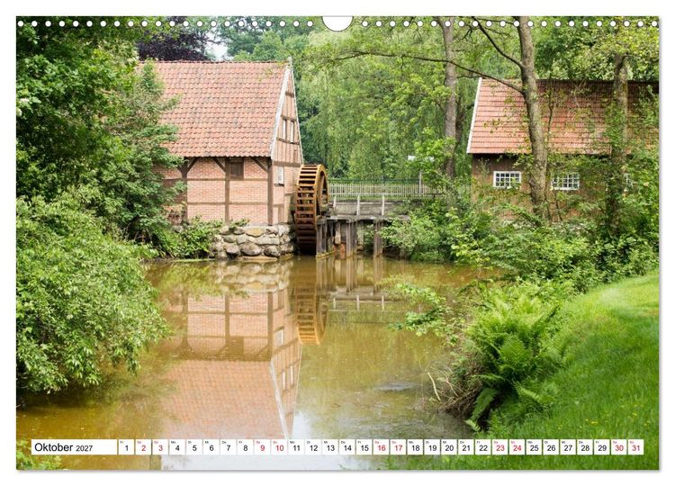 Produktbild: Radland Deutschland - Niedersachsen (Wandkalender 2027 DIN A3 quer), CALVENDO Monatskalender