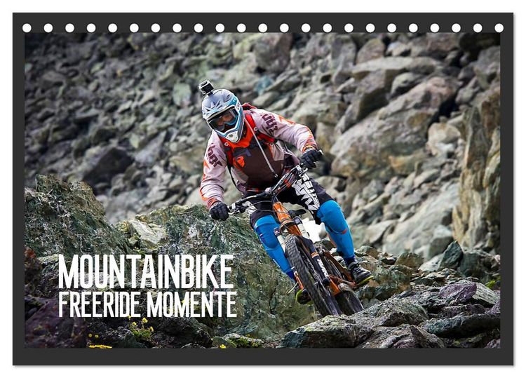 Produktbild: Mountainbike Freeride Momente (Tischkalender 2026 DIN A5 quer), CALVENDO Monatskalender