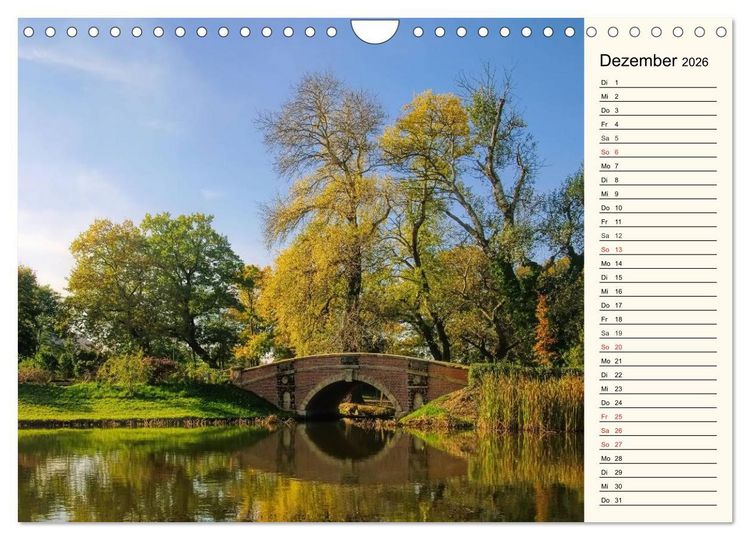Produktbild: Spaziergang durch den W&ouml;rlitzer Park (Wandkalender 2026 DIN A4 quer), CALVENDO Monatskalender