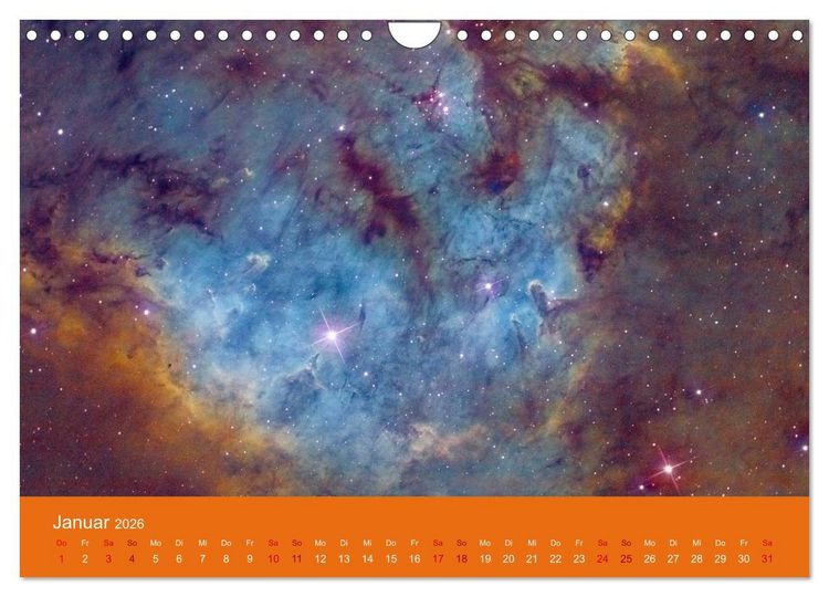 Produktbild: Havel-Sternwarte Weltallkalender (Wandkalender 2026 DIN A4 quer), CALVENDO Monatskalender