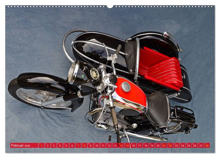 Produktbild: Horex Regina 3 mit Steib Seitenwagen S 501 (Wandkalender 2026 DIN A2 quer), CALVENDO Monatskalender