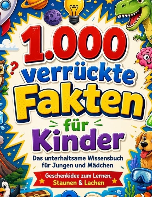 Produktbild: 1.000 verr&uuml;ckte Fakten f&uuml;r Kinder
