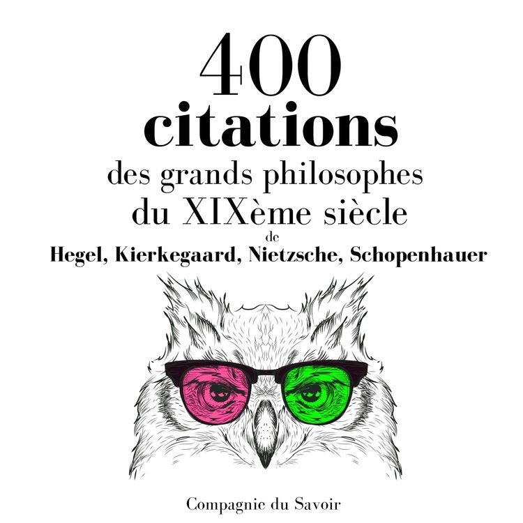 Produktbild: 400 citations des grands philosophes du XIX&egrave;me si&egrave;cle