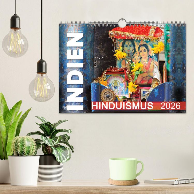 Produktbild: Indien - Hinduismus (Wandkalender 2026 DIN A4 quer), CALVENDO Monatskalender