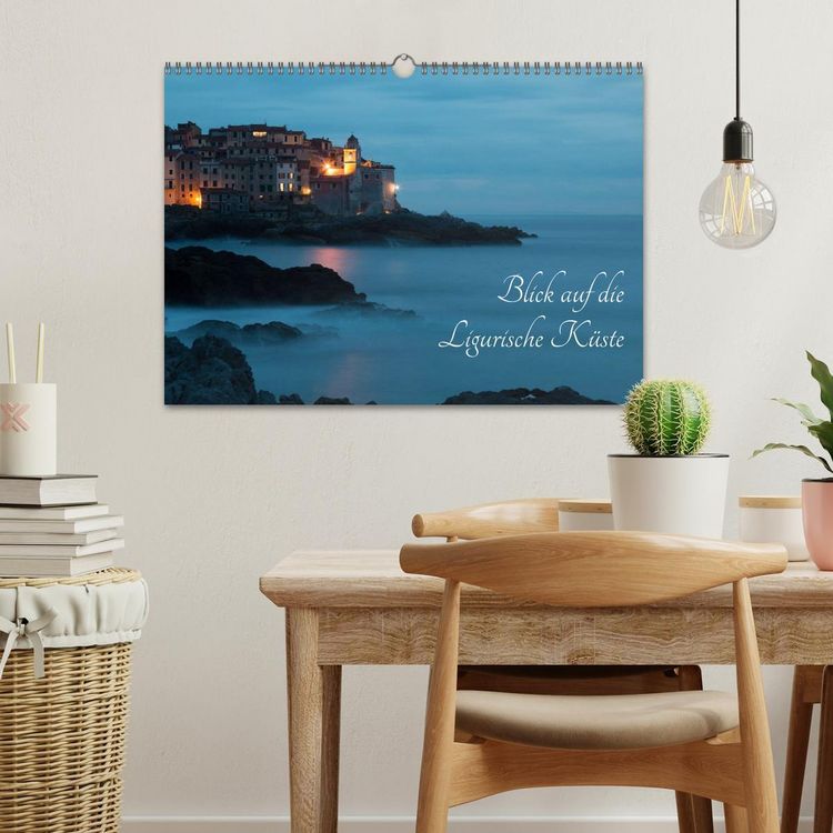 Produktbild: Blick auf die Ligurische K&uuml;ste (Wandkalender 2026 DIN A3 quer), CALVENDO Monatskalender