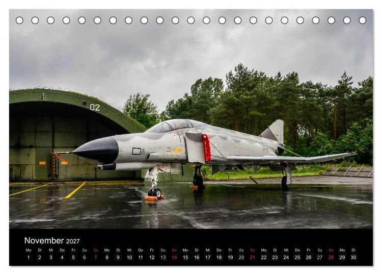 Produktbild: Phantoms bei der Luftwaffe (Tischkalender 2027 DIN A5 quer), CALVENDO Monatskalender