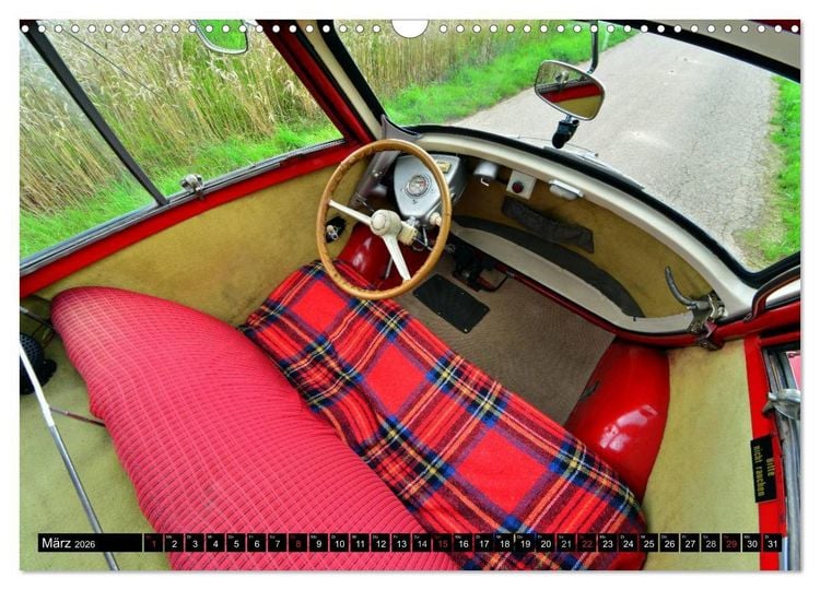 Produktbild: BMW Isetta - Die Knutschkugel (Wandkalender 2026 DIN A3 quer), CALVENDO Monatskalender