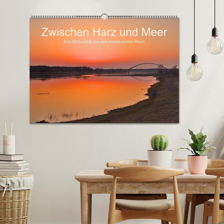 Produktbild: Zwischen Harz und Meer (Wandkalender 2026 DIN A2 quer), CALVENDO Monatskalender