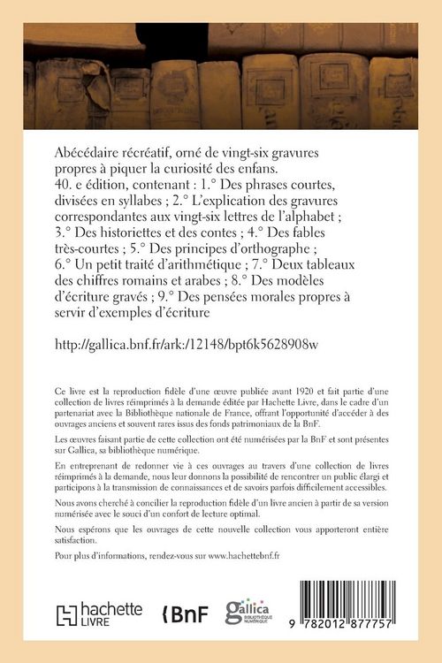 Produktbild: Ab&eacute;c&eacute;daire r&eacute;cr&eacute;atif, orn&eacute; de vingt-six gravures propres &agrave; piquer la curiosit&eacute; des enfans