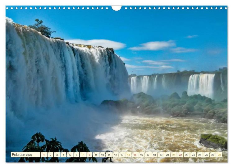 Produktbild: Iguazu Wasserf&auml;lle - S&uuml;damerika (Wandkalender 2026 DIN A3 quer), CALVENDO Monatskalender
