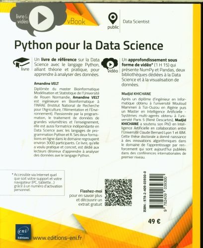 Produktbild: Python pour la data science