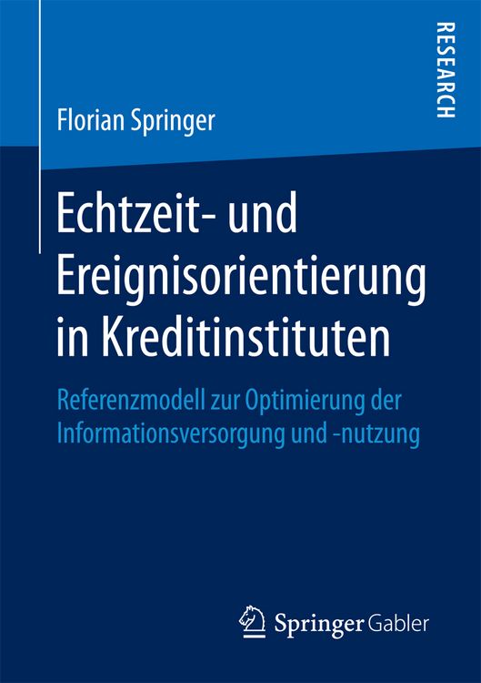 Produktbild: Echtzeit- und Ereignisorientierung in Kreditinstituten