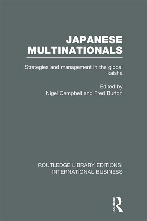 Produktbild: Japanese Multinationals (RLE International Business)