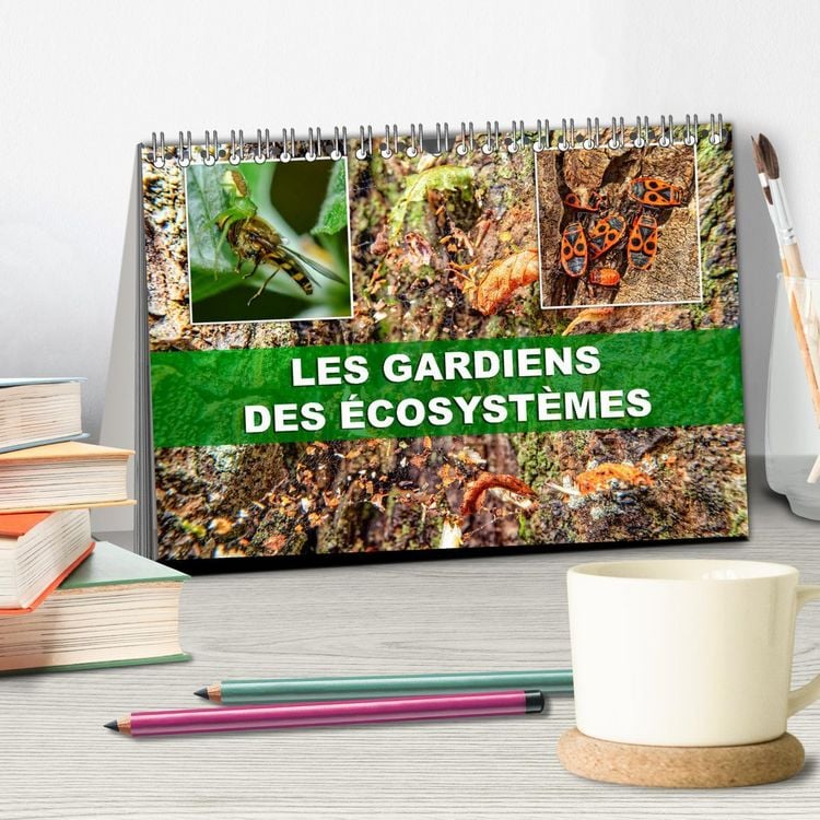 Produktbild: Les gardiens des &eacute;cosyst&egrave;mes (Calendrier de bureau 2026 DIN A5 vertical), CALVENDO calendrier mensuel