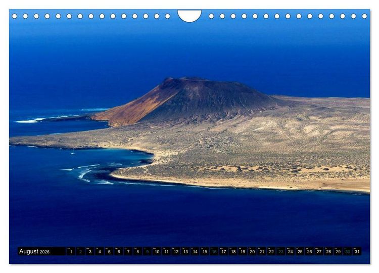 Produktbild: Vulkaninsel Lanzarote (Wandkalender 2026 DIN A4 quer), CALVENDO Monatskalender