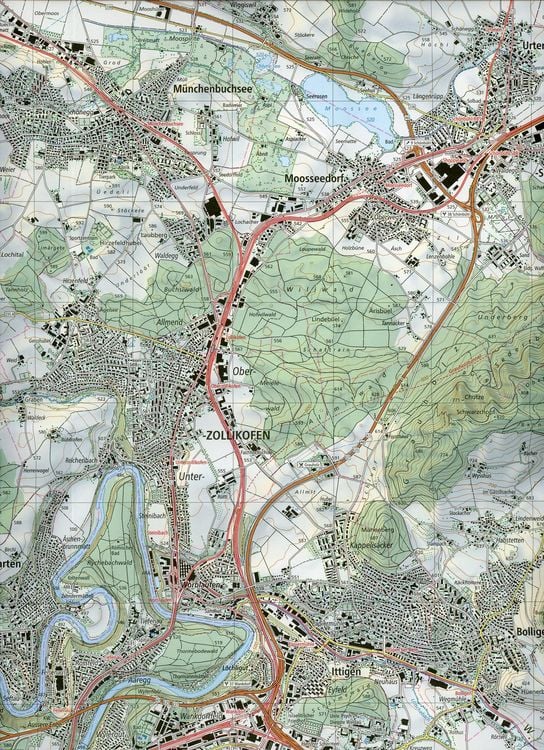 Produktbild: Swisstopo 1 : 25 000 Bern und Umgebung