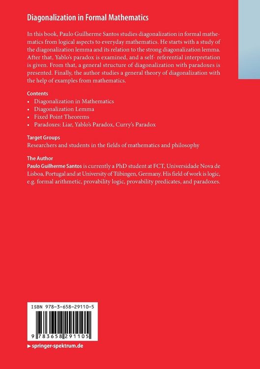 Produktbild: Diagonalization in Formal Mathematics