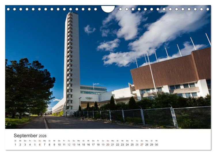 Produktbild: Helsinki - Hauptstadt am Finnischen Meerbusen (Wandkalender 2026 DIN A4 quer), CALVENDO Monatskalender