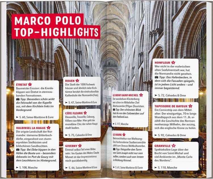 Produktbild: MARCO POLO Reiseführer Normandie
