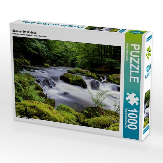 Produktbild: CALVENDO Puzzle Sommer im Bodetal | 1000 Teile Lege-Gr&ouml;&szlig;e 64x48cm Foto-Puzzle f&uuml;r gl&uuml;ckliche Stunden
