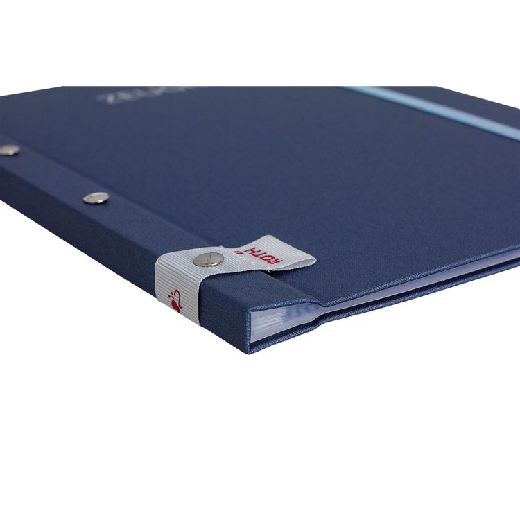 Produktbild: Zeugnismappe Metallium Blue
