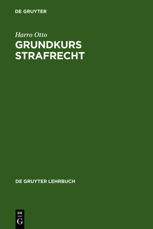 Produktbild: Grundkurs Strafrecht