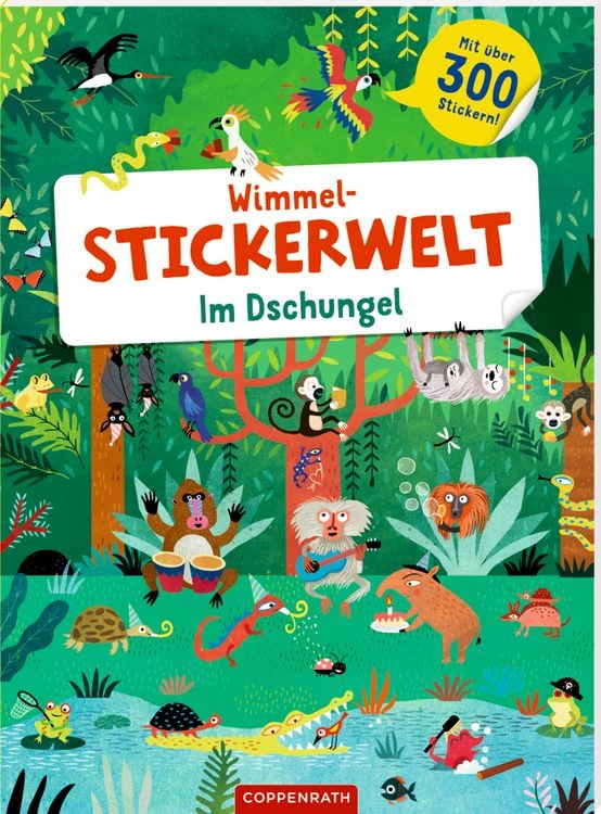 Produktbild: Wimmel-Stickerwelt: Im Dschungel
