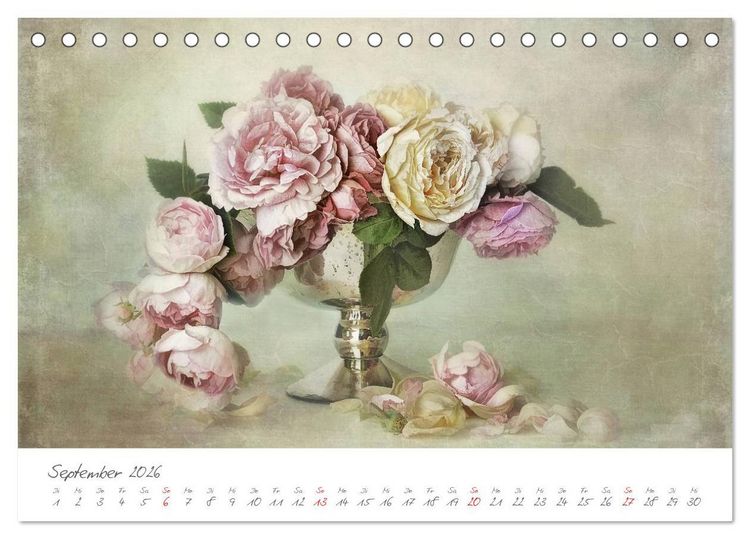Produktbild: Bl&uuml;ten Poesie (Tischkalender 2026 DIN A5 quer), CALVENDO Monatskalender