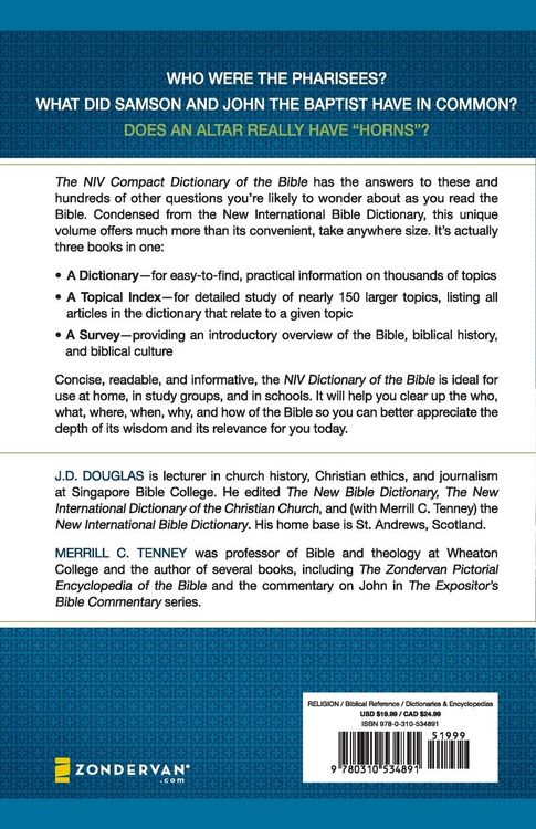 Produktbild: The NIV Dictionary of the Bible