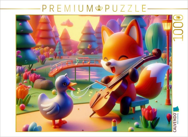 Produktbild: CALVENDO Puzzle Ein Motiv aus dem Kalender Kunterbunte Kindertr&auml;ume | 1000 Teile Lege-Gr&ouml;&szlig;e 64x48cm Foto-Puzzle f&uuml;r gl&uuml;ckliche Stunden