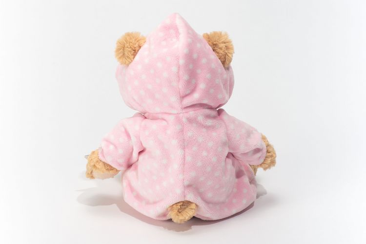 Produktbild: Teddy Hermann 91386 - Schlafanzugb&auml;r, B&auml;r im rosa Schlafanzug, 30 cm