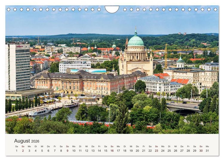 Produktbild: Himmel &uuml;ber Potsdam (Wandkalender 2026 DIN A4 quer), CALVENDO Monatskalender