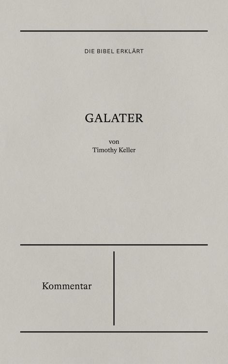 Produktbild: Galater - Kommentar