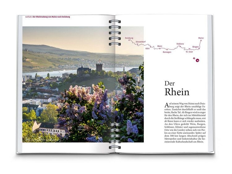 Produktbild: KOMPASS Radreisef&uuml;hrer Rheinradweg