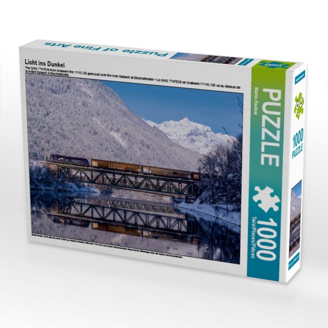 Produktbild: CALVENDO Puzzle Licht ins Dunkel 1000 Teile Puzzle quer | 1000 Teile Lege-Gr&ouml;&szlig;e 64 &times; 48 cm Foto-Puzzle f&uuml;r gl&uuml;ckliche Stunden