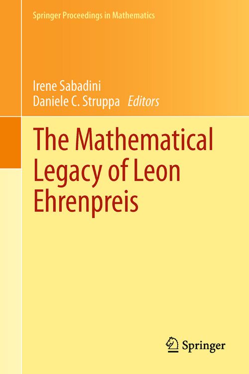 Produktbild: The Mathematical Legacy of Leon Ehrenpreis
