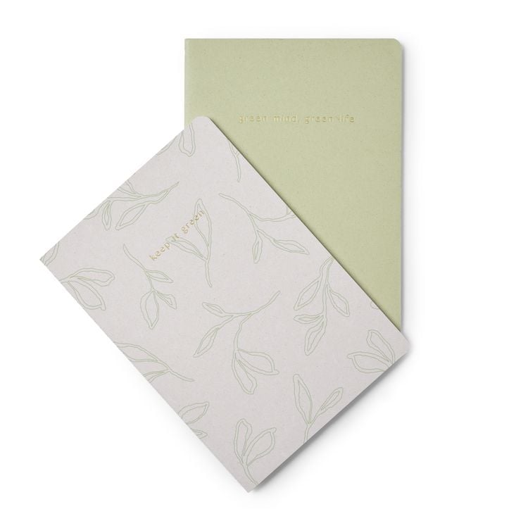 Produktbild: Notizbuch "Recycled Stitch", A5, 2er Set, Traube