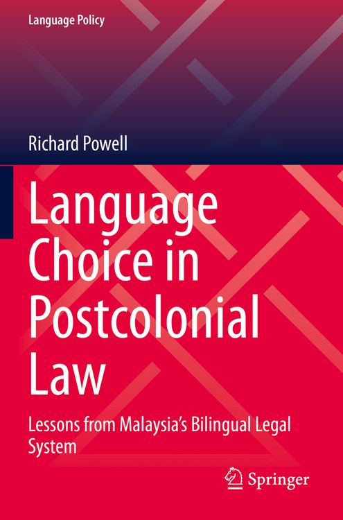 Produktbild: Language Choice in Postcolonial Law
