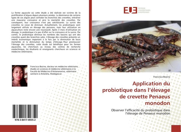 Produktbild: Application du probiotique dans l'&eacute;levage de crevette Penaeus monodon