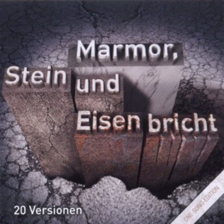 Produktbild: One Song Ed.Marmor,Stein & Eund Eisen bricht.