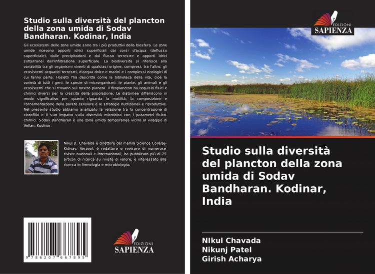 Produktbild: Studio sulla diversit&agrave; del plancton della zona umida di Sodav Bandharan. Kodinar, India