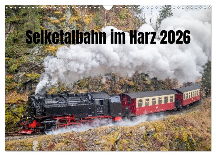 Produktbild: Selketalbahn im Harz (Wandkalender 2026 DIN A3 quer), CALVENDO Monatskalender