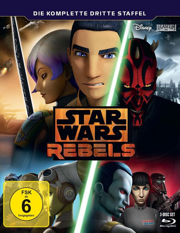 Produktbild: Star Wars Rebels - Die komplette dritte Staffel [3 BRs]