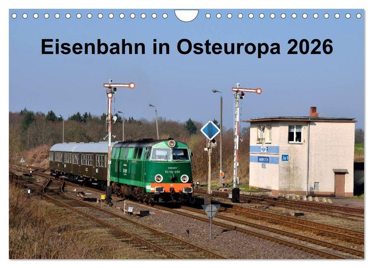 Produktbild: Eisenbahn Kalender 2026 - Oberlausitz und Nachbarl&auml;nder (Wandkalender 2026 DIN A4 quer), CALVENDO Monatskalender