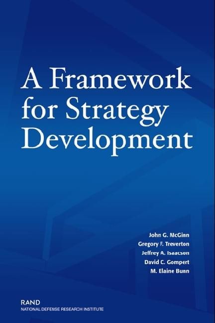 Produktbild: A Framework for Strategy Development