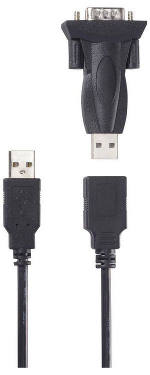 Produktbild: Renkforce USB 2.0, Seriell Adapter [1x USB - 1x RS232-Stecker] 1.00m