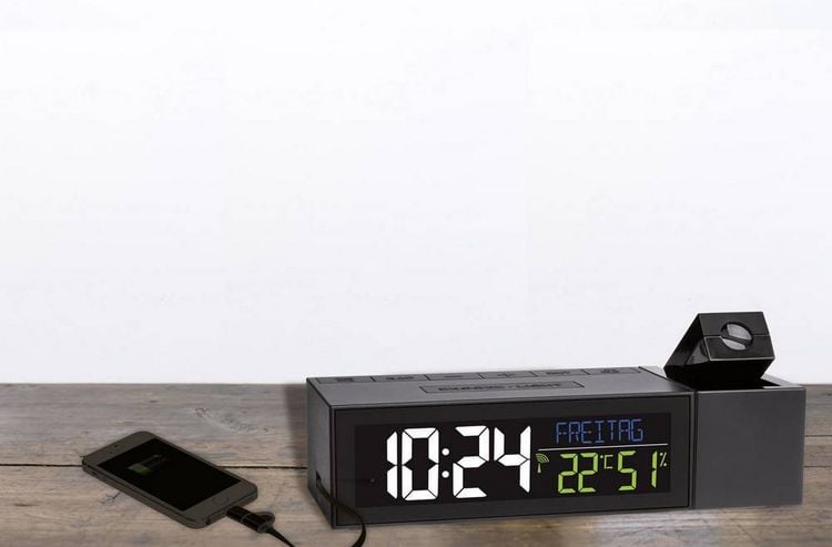 Produktbild: TFA Dostmann Show 60.5014.01 Funk Wecker digital Schwarz