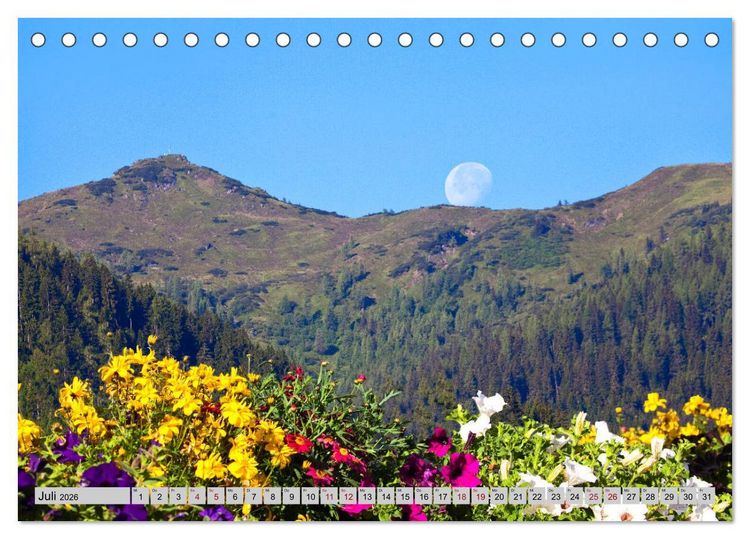 Produktbild: Herzliche Gr&uuml;&szlig;e aus Flachau (Tischkalender 2026 DIN A5 quer), CALVENDO Monatskalender