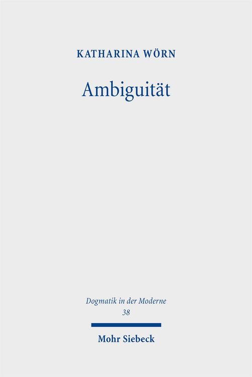 Produktbild: W&ouml;rn, K: Ambiguit&auml;t